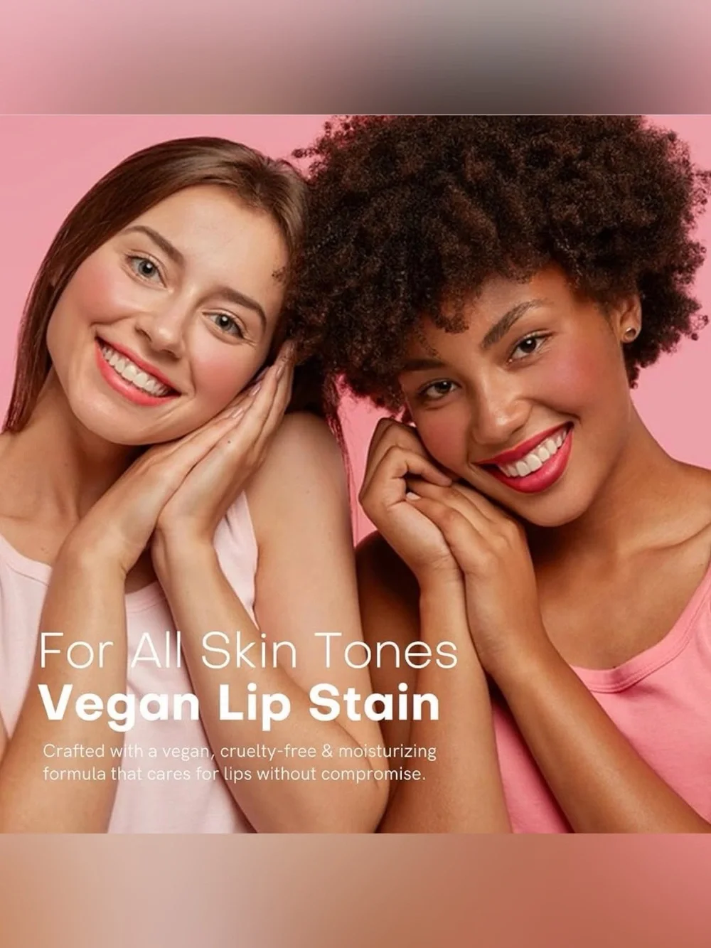 BayFree Hydrating Lip Tint Set of 4 - Cherry, Watermelon, Strawberry and Apple